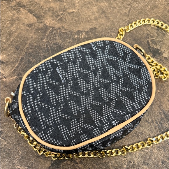 Michael Kors Black and Gold Logo Crossbody - Picture 3 of 3